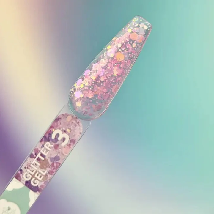 Блесточки для ногтей You Are Cute Glitter Gel, 5 мл (003)