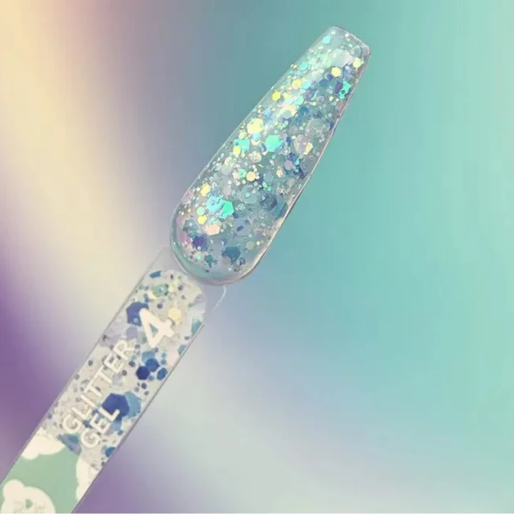 Блесточки для ногтей You Are Cute Glitter Gel, 5 мл (004)