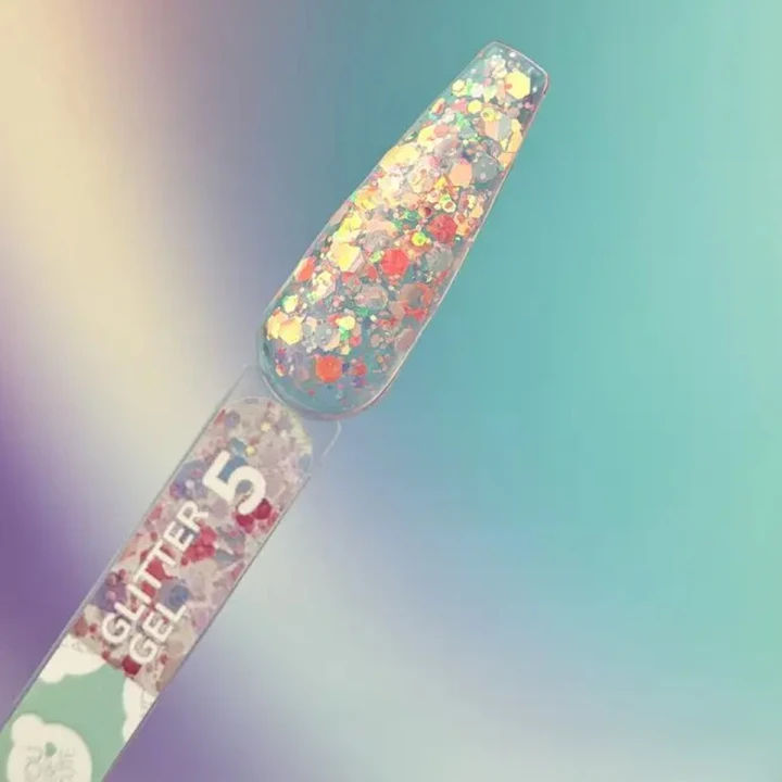 Блесточки для ногтей You Are Cute Glitter Gel, 5 мл (005)