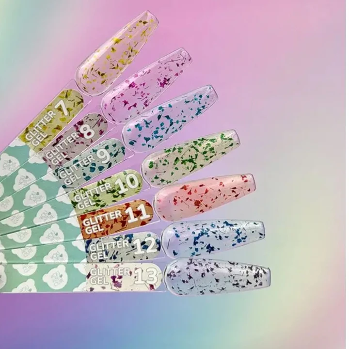 Блесточки для ногтей You Are Cute Glitter Gel, 5 мл (010)