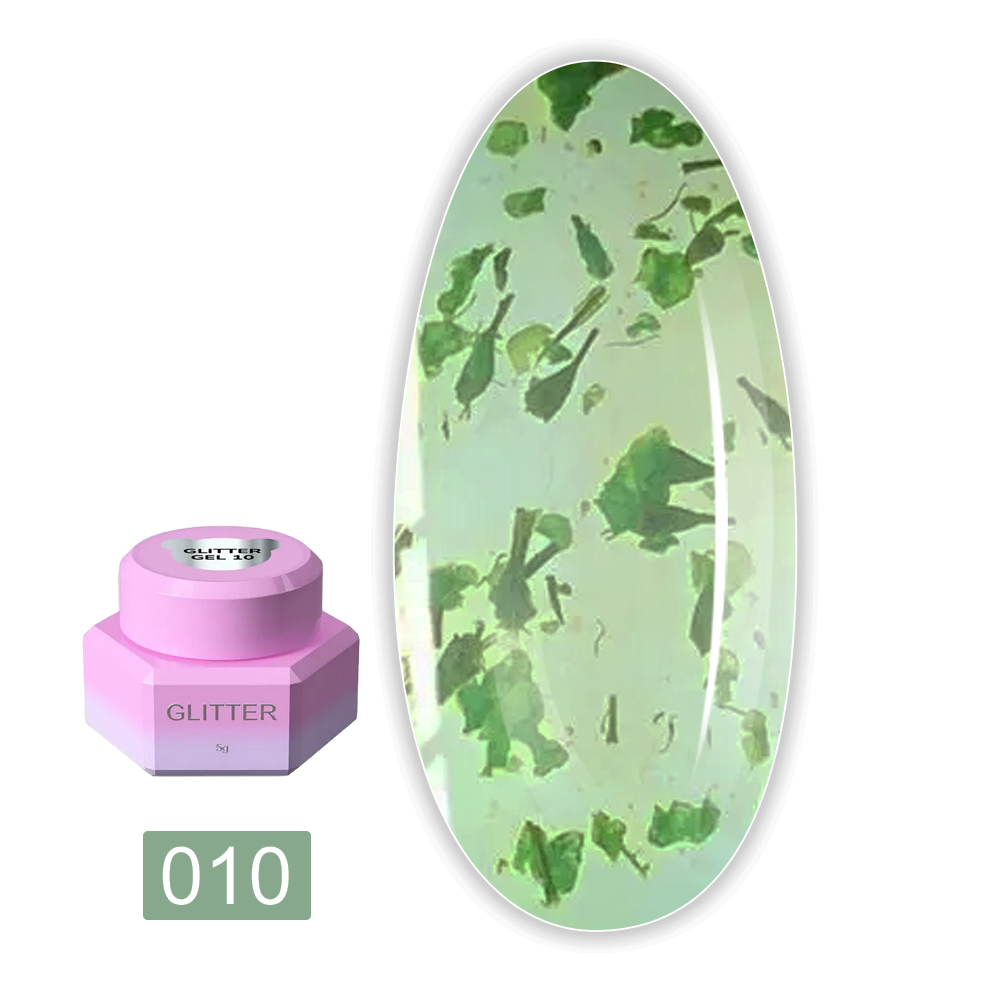 Блесточки для ногтей You Are Cute Glitter Gel, 5 мл (010)