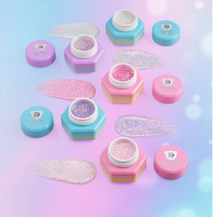 Набор You Are Cute Builder Gel PIXIE DREAM Collection by Mona.Art.Lab, 5шт*15мл