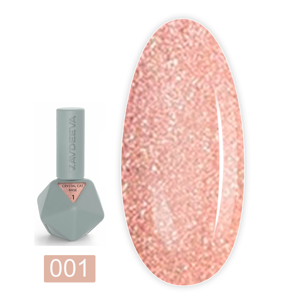 База для гель-лака камуфлирующая Crystal Cat Base 12 мл (01)
