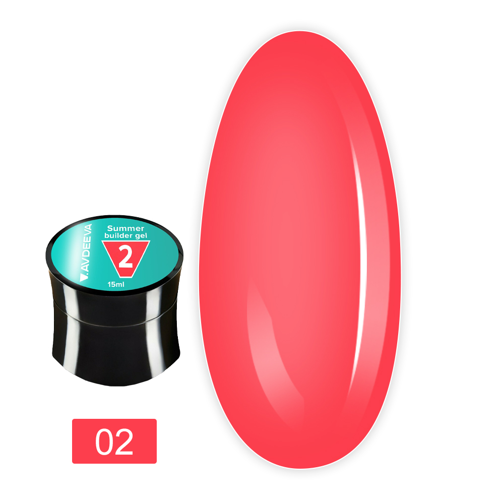 Гель моделюючий Summer builder gel 15 мл (02)