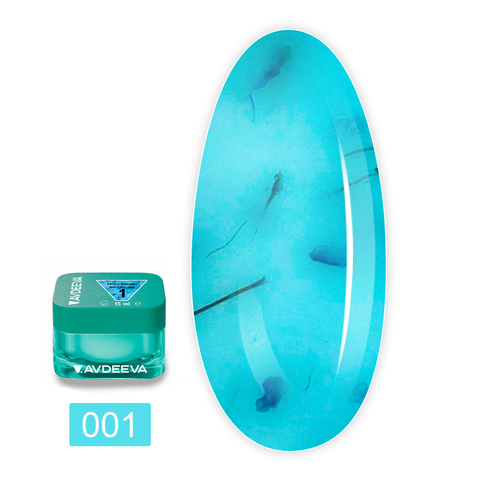 Гель моделюючий Milky Flower gel 15 мл (01)