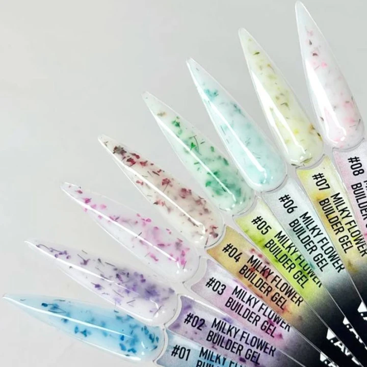 Гель моделирующий Milky Flower gel 15 мл (02)