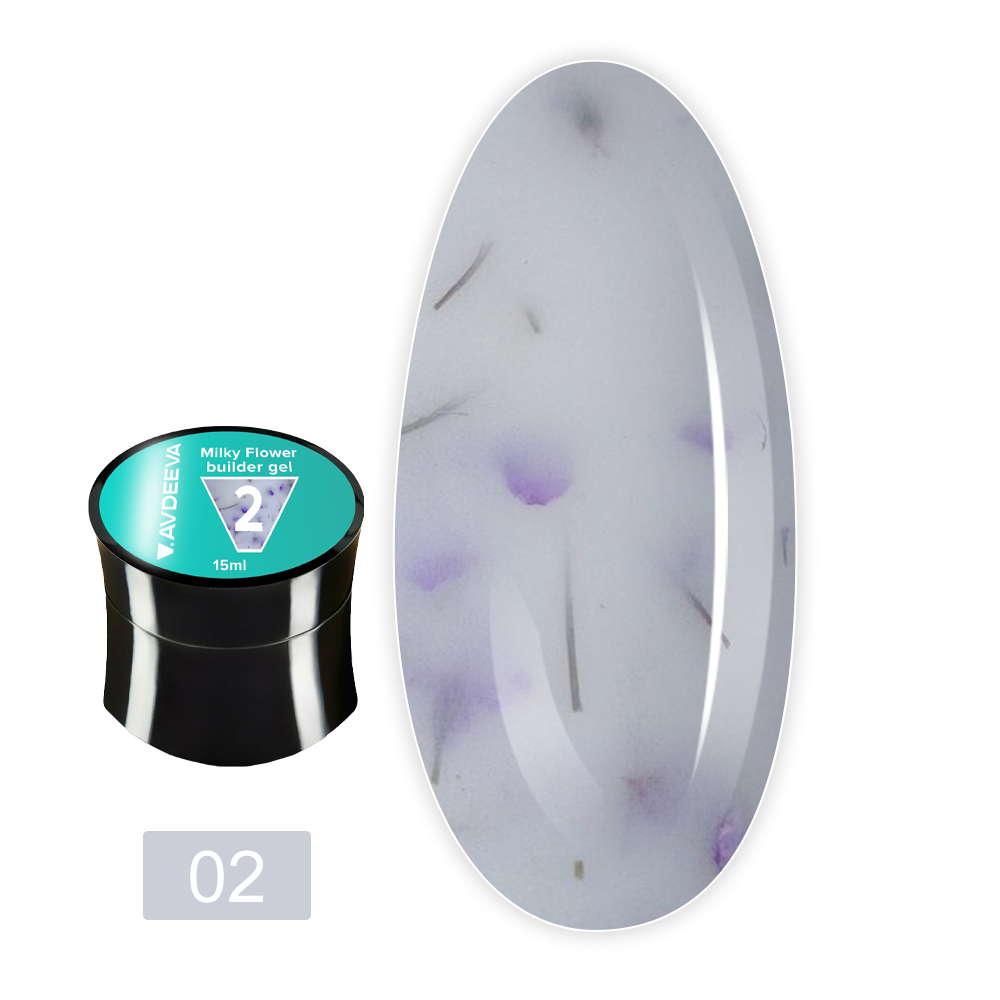 Гель моделирующий Milky Flower gel 15 мл (02)