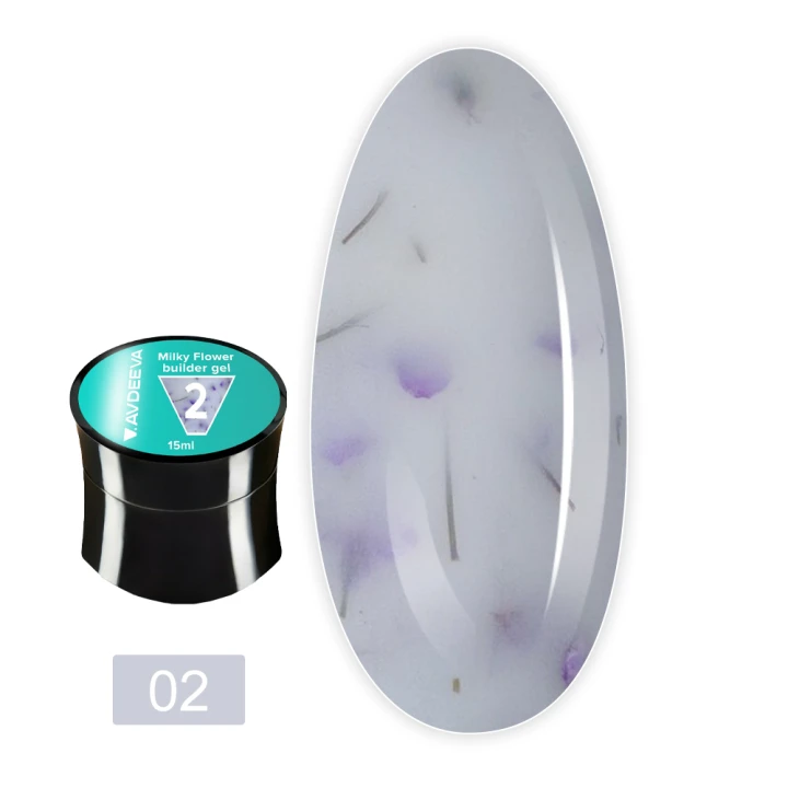 Гель моделирующий Milky Flower gel 15 мл (02)