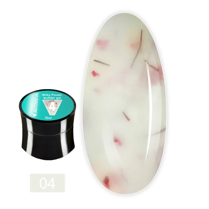 Гель моделирующий Milky Flower gel 15 мл (04)