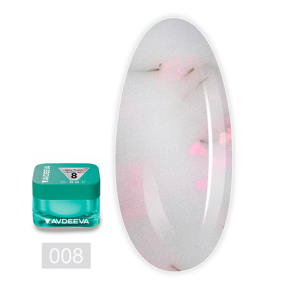Гель моделюючий Milky Flower gel 15 мл (08)