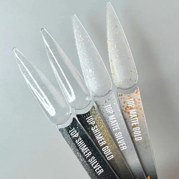 Топ для гель-лака Victoria Avdeeva Тор Shimmer Silver 12 мл