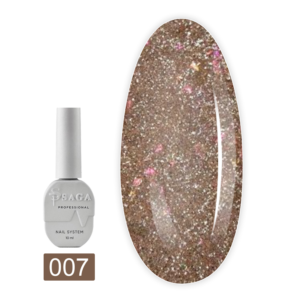 Гель-лак Saga Cat Shine 10 мл (007)