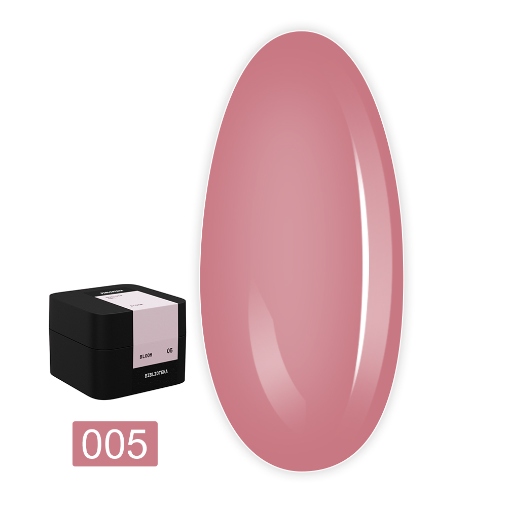 Гель BIBLIOTEKA Builder Gel, 30 мл (05 Bloom – Розовый)
