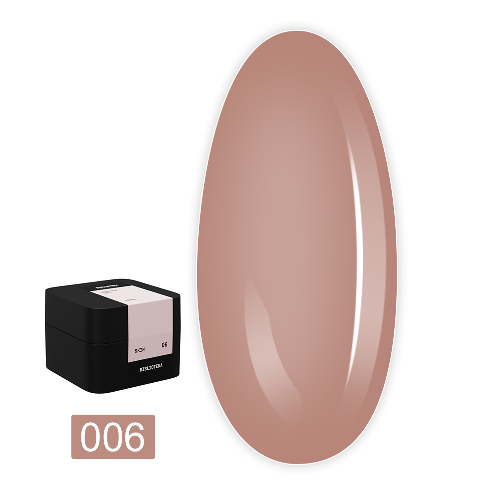 Гель BIBLIOTEKA Builder Gel, 30 мл (06 Skin – Теплый беж)