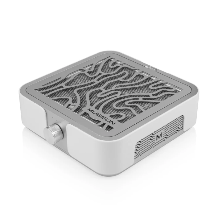 Витяжка MUSSON X2 на 72 вт. для манікюру та педикюру (Silver)