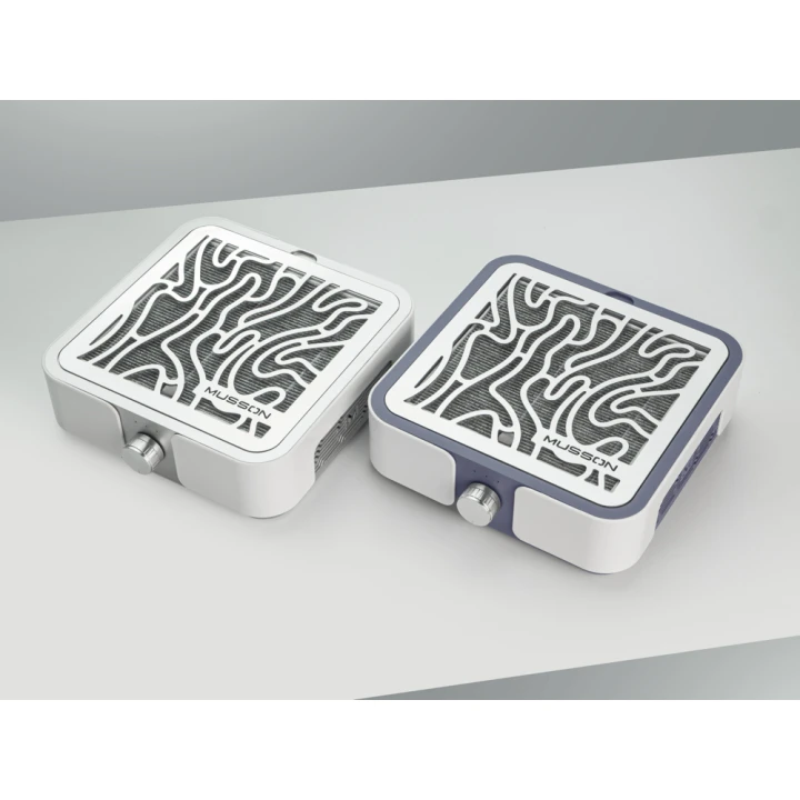 Витяжка MUSSON X2 на 72 вт. для манікюру та педикюру (Silver)