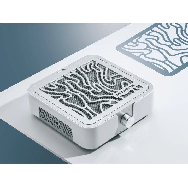 Витяжка MUSSON X2 на 72 вт. для манікюру та педикюру (Silver)