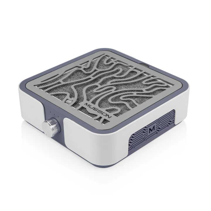 Вытяжка MUSSON X2 на 72 вт. для маникюра и педикюра (Graphite)