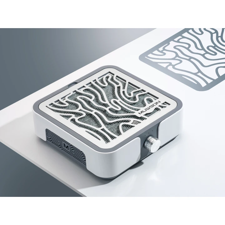 Вытяжка MUSSON X2 на 72 вт. для маникюра и педикюра (Graphite)