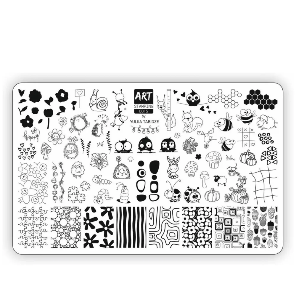 Пластина для стемпинга ART Stamping (0015)