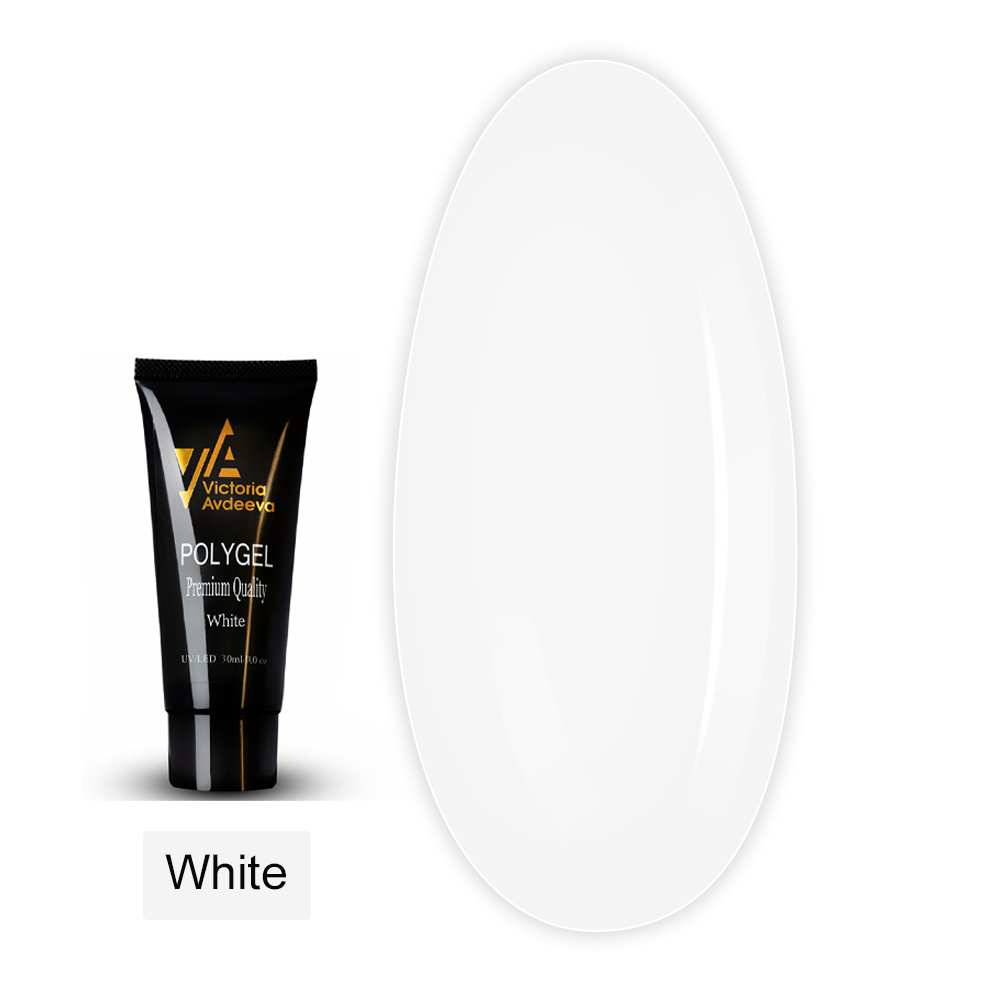 Гель Полигель V.Avdeeva Polygel 30 мл (белый)