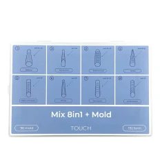 Типсы-формы верхние Touch Mix 8in1+mold, 288 шт