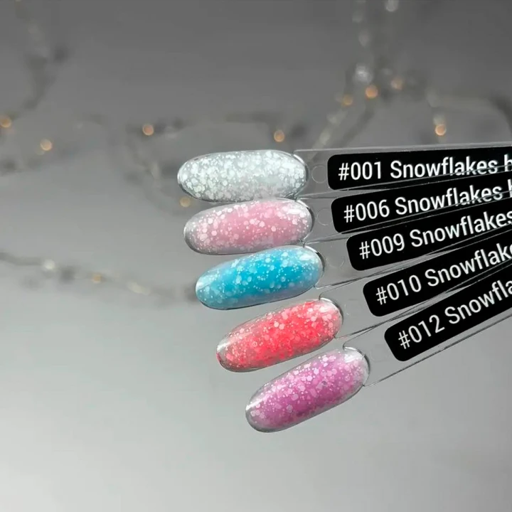 Гель моделирующий Снежинки (Snowflakes) 15 мл (012)