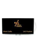 Типсы гелевые 240 шт (Короткая Балерина (Short Coffin))