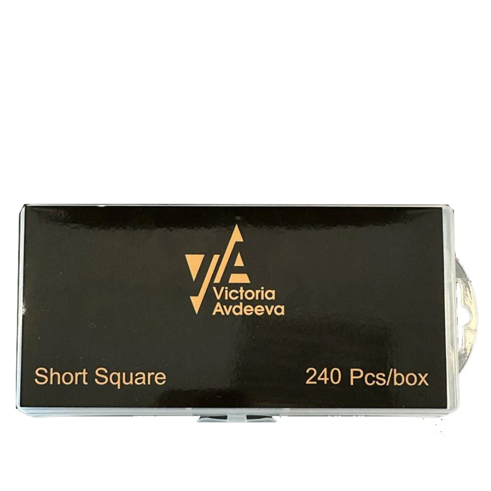 Тіпси гелеві 240 шт (Квадрат (Short Square))