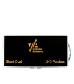 Типсы гелевые 240 шт (Овал (Short Oval))