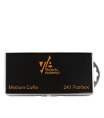 Типсы гелевые 240 шт (Средняя Балерина (Medium Coffin))