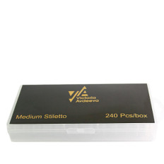 Тіпси гелеві 240 шт (Стилет (Medium Stiletto))