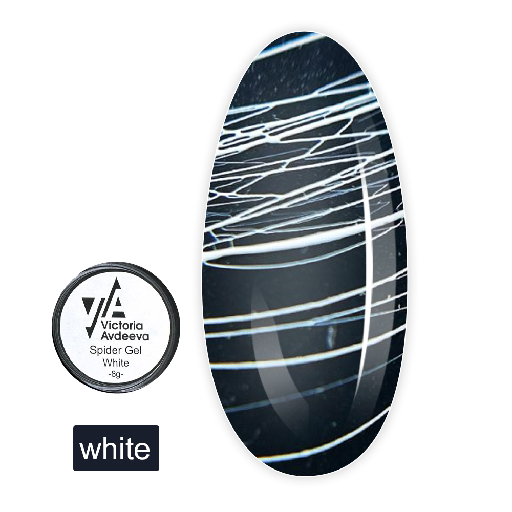 Гель-краска Spider gel 8 мг (white)