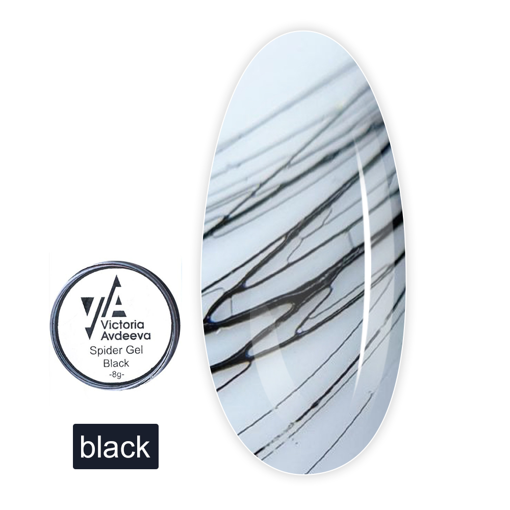 Гель-краска Spider gel 8 мг (black)