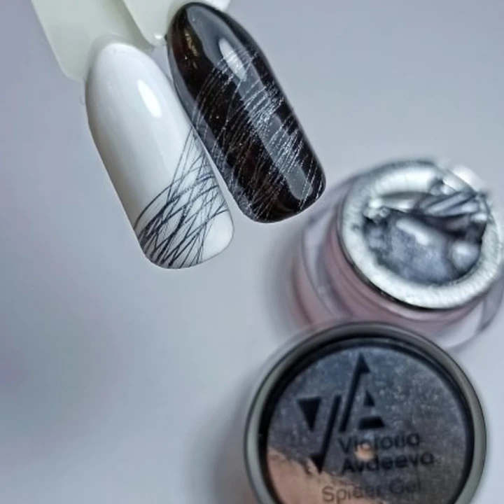 Гель-краска Spider gel 8 мг (silver)