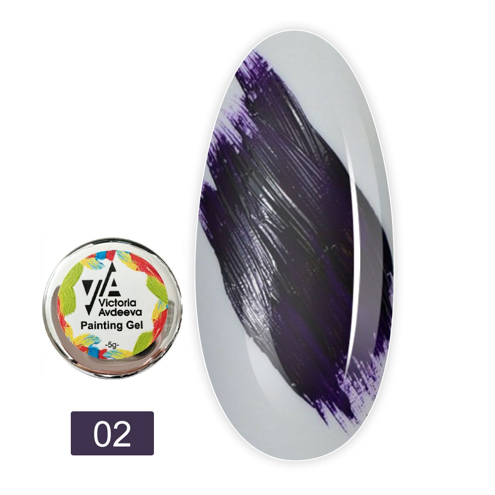 Гель-фарба для китайського та художнього розпису 5 мл (02)