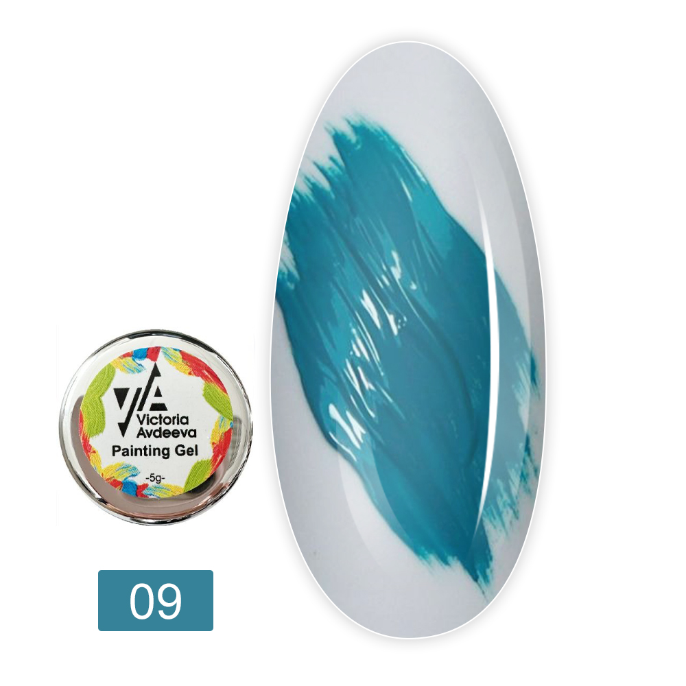 Гель-фарба для китайського та художнього розпису 5 мл (09)