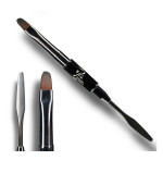 Кисть для полигеля со шпателем Victoria Avdeeva