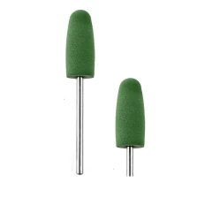 Фреза силіконова шліфувальник (Конус заокруглений 10 мм зелена)