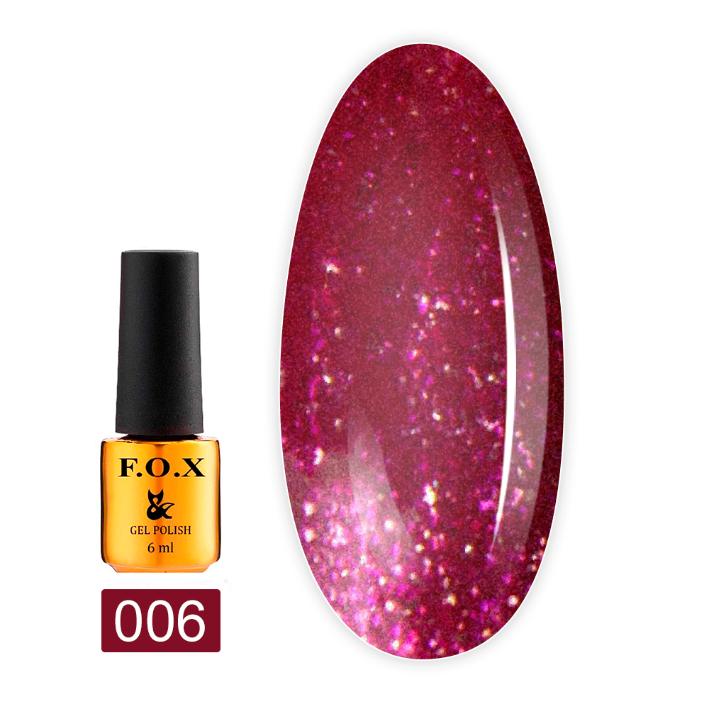 Гель лак FOX gold Pigment 6 мл (006)