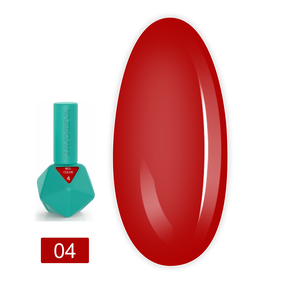 Гель-лак Red 12 мл (04)