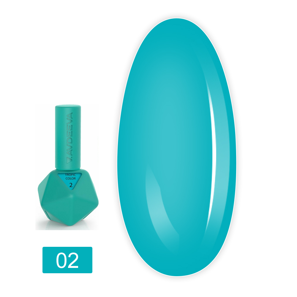 Гель-лак Tropic Color 12 мл (02)