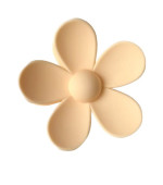 Краб квітка матова 7см (Персиковий)