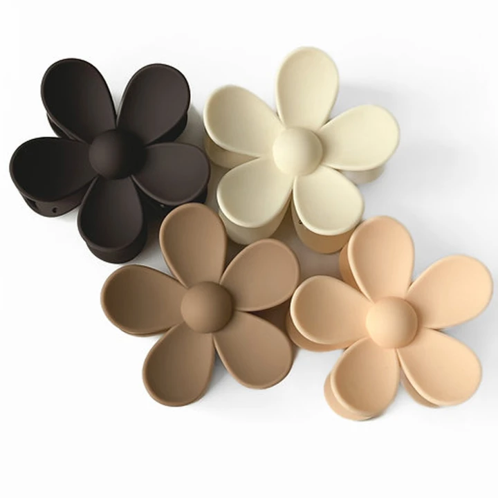 Краб квітка матова 7см (Бежевий)