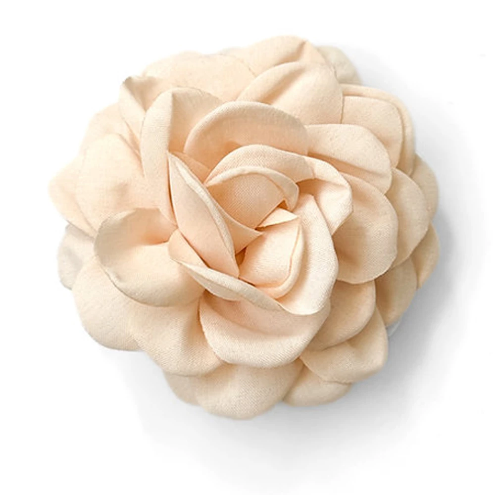 Заколка автомат півонія (Молочний)