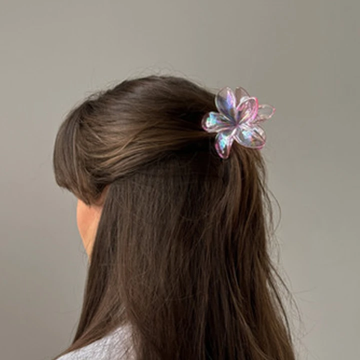 Краб лилия прозрачная (Розовая)