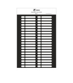 Наклейки на тіпси 40 шт 9*45 мм Чорні