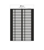 Наклейки на тіпси 40 шт 9*45 мм Чорні