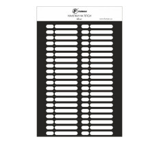 Наклейки на тіпси 40 шт 9*45 мм Чорні