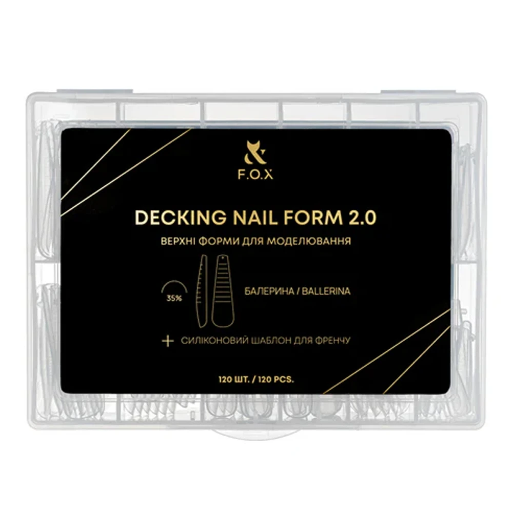 Формы верхние FOX Decking Nail from 2.0 120 шт (Балерина)